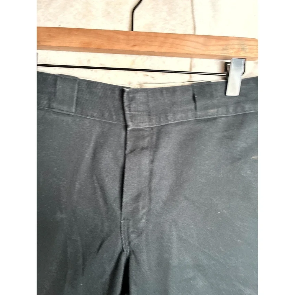 Dickies Flex Pants Men's 30x30 Black Original Fit Slash Pockets Comfort Mid Rise